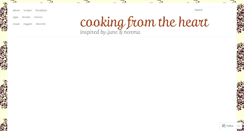 Desktop Screenshot of cookingfromtheheart.net