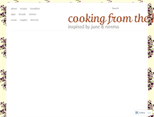 Tablet Screenshot of cookingfromtheheart.net